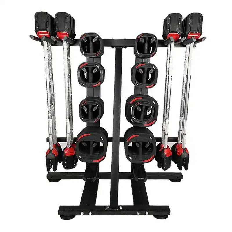 Wholesale Fitness Custom Gym Sport Adjustable Dumbbell Rack Multifunctional Dumbbell Stand Rack