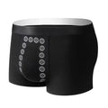 Men Underwear Massage Anion Polyester Mid-waist Oversize Boxers