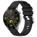 Eraysun Colorful Liquid Silicone Strap Steel Buckle Soft Rubber Waterproof Fashion Smart Watch Band for Huawei GT 4 18mm 22mm