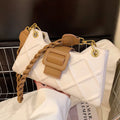 Spring New Trend Korean Style Messenger Underarm Small Square Trendy Leather Cheap Handbags