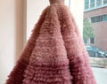 Tulle Net Ruffle Cake Dress Fancy Mesh Net Lace Fabric