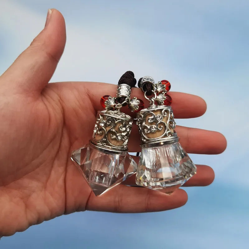3ml 5ml High Grade Car Perfume Pendant Crystal Perfume Bottles Lady Perfume Bottle Empty Bottles