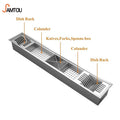 Samtou Factory Brazil Market Stainless Steel 304 Especial Small Single Bowl Stainless Steel Kitchen Sinks