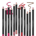 12pcs Matte Lip Liner Pencil Set Waterproof Long Lasting Smooth Natural Lipliner Pen Lip Liner Makeup Set