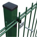 Germany 868 Fence England Twin Bar Mesh Fence Galvanized Double Wire Mesh Panel Powder Coated Double Rod Mats Fence Panel