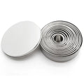 Round Shaped Biscuit Mold DIY 12pcs Stainless Steel Cake Tools Set Cookie Cutters