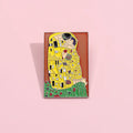 The Kiss Oil Painting Enamel Pins Custom Der Kuss Brooches Lapel Badges Drawing Art Jewelry Gift for Kids Friends