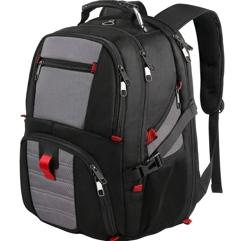 Wholesale Modern Black Large 17"  TSA Waterproof Travel School Backpack for Men Women Laptop Backpack  for School