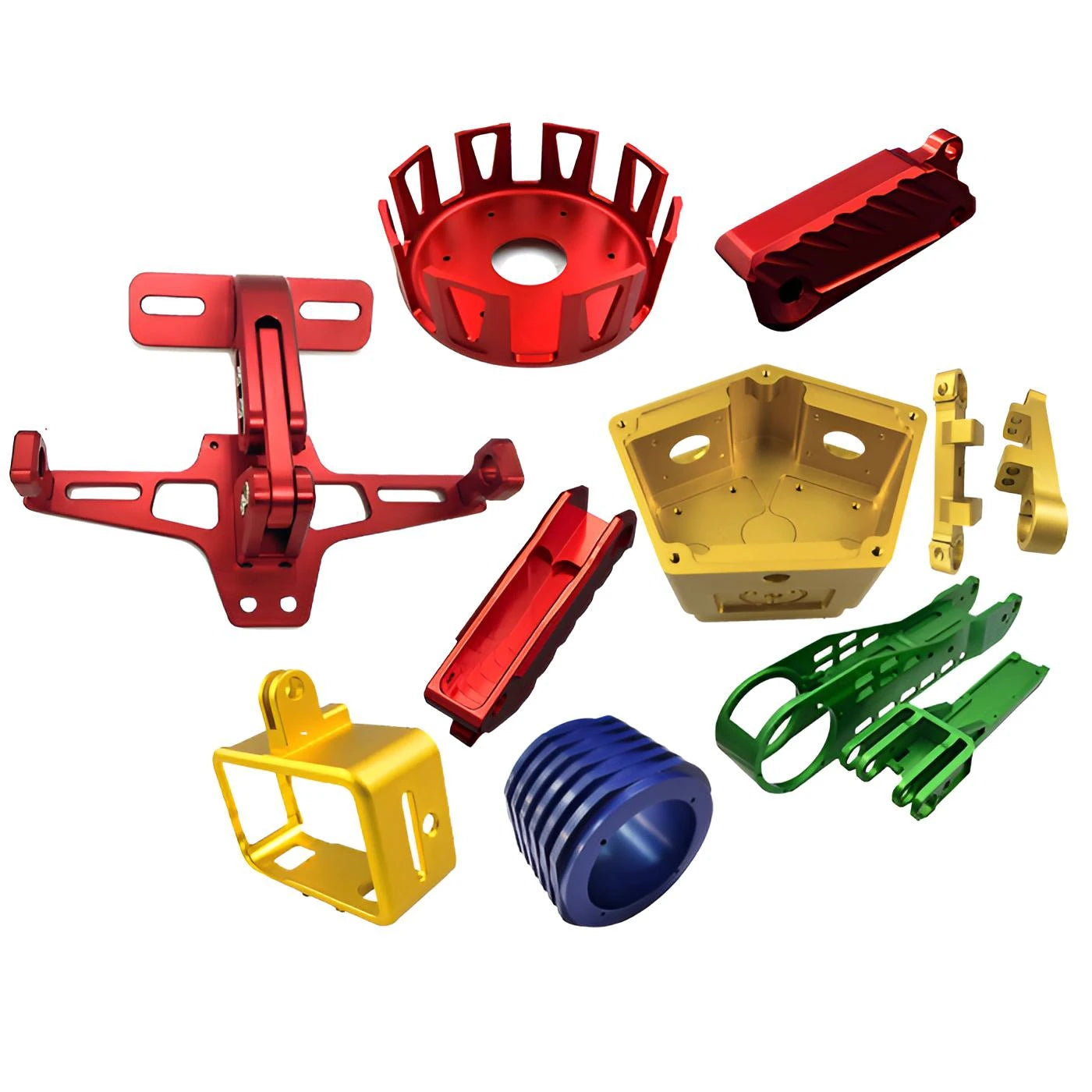 High Precision Customized Aluminum CNC Machining Motorcycle Spare Parts & Mechanical Components 4 5 Axis Cnc Machining Services