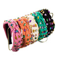 Wholesale Fashion New Rhinestones Headband Knot Wide Edged Women Hairbands Personalized Retro Women Hair Accessories