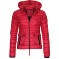 2024 New Custom Ladies Padded Down Jacket Short Slim Lightweight Coat Winter Warm Women Hooded Jacket