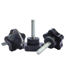 Sheet Stainless Steel Metric M4 M5 M6 M8 Star Shape Head Tighten Screws Fasten Thumb Handle Knob NINDEJIN MH-JT