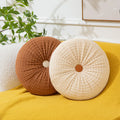 Round Solid Color Floor Pillows Pumpkin Pleated Round Pillow Cushion Meditation Pillow Throw Pillows Cushion for Home Sofa
