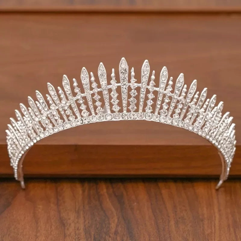 Wholesale Bridal Crystal Crown Tiara Wedding Rhinestone Crowns Bridal Hair Accessories