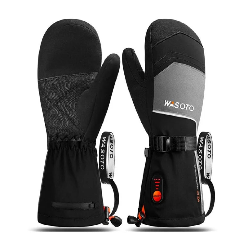 China Manufacturer's Winter Thermal Heated Mittens Ski Gloves for Optimal Performance in Skiing and Other Sports Activities