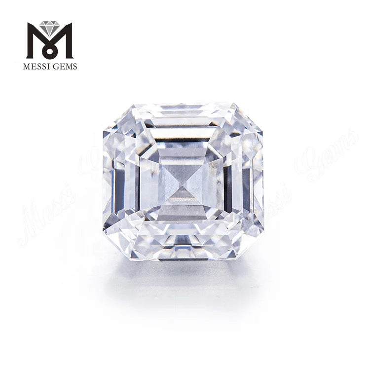 Messi Gems Factory Stock  3ct D VS1 Color Asscher Cut Synthetic Diamonds Loose High Quality Real Lab Grown Diamond
