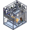 Green EPC Pure Water Electrolytic Hydrogen Electrolysis Gas Generator Plant With Liquid Hydrogen Storage Tanks