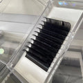 Wholesale Deep Dark Matte Black 0.03 0.05 0.07 Cashmere Volume Lash Extension Tray Private Label Individual Eyelash Extension