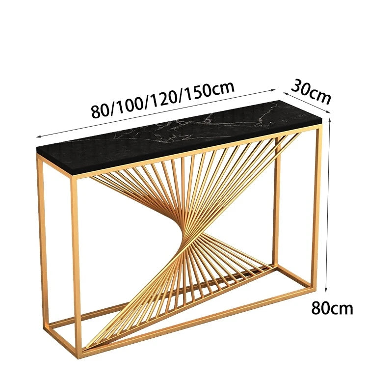 Luxury Modern Designs Console Table Mirror Marble Console Table Living Room Furniture