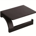 Modern MatteBathroom Toilet Paper Holder with Phone Shelf Wall Mount Bath Tissue Roll Holder