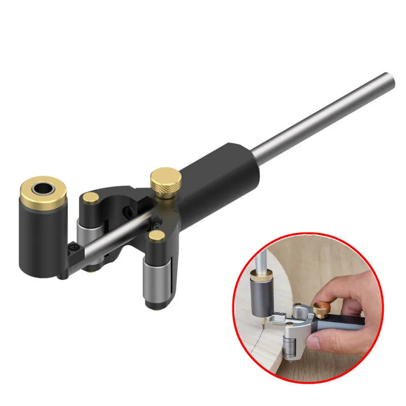 Woodworking Marking Gauge Straight Arc Curve Line Scriber Fine-tuning Parallel Drawing Line Ruler Automatic Line Drawing Tool