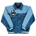 Manufacturer Custom OEM Patchwork Turn Down Neck Chenille Embroidery Letterman Jacket