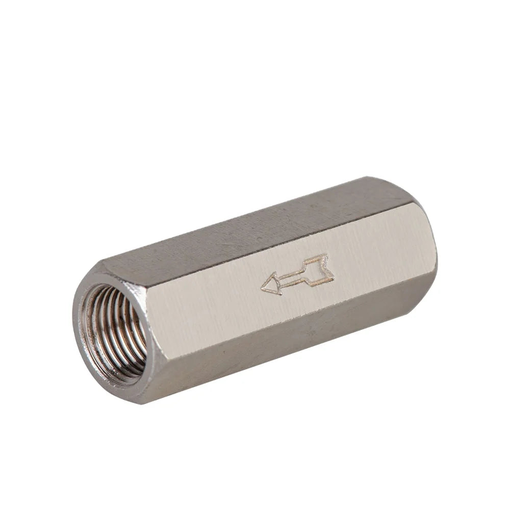 Brass Check Valve Series 1/8 Inch Thread Air Check Valve Return Valve One-way Full Ports