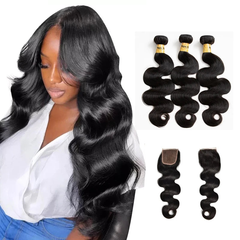 Dropshipping 12a Grade Virgin Human Hair Bundles Wholesale Unprocessed Cuticle Aligned Raw Cambodian Hair Bundles with Closure