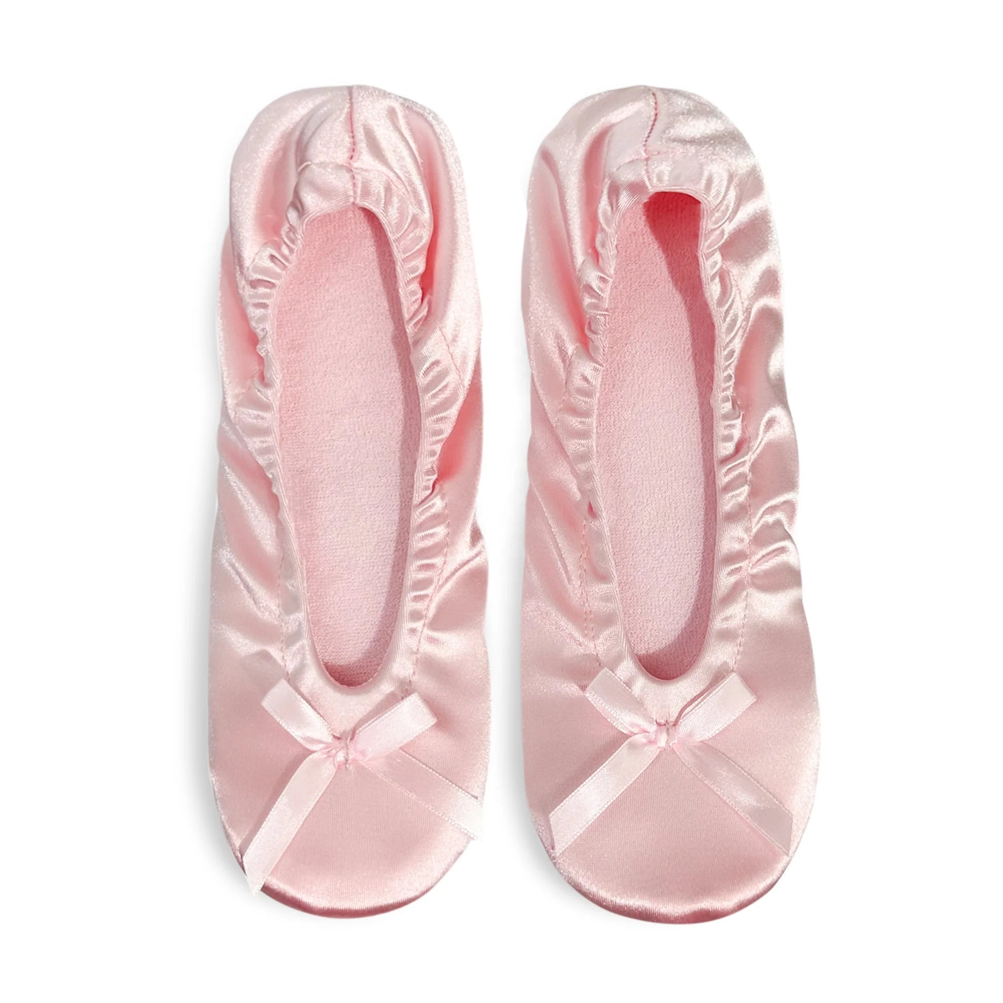 New Fashion Toweling Insole Flats Night Club Gold Flat Dance Shoes Ballerina Folding Shoes Satin Fabric Disposable Ballet Shoes