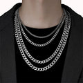 Titanium Steel Waterproof 1:1 NK Chains Necklaces for Men/Women Chunky Chain Accessories on Neck Daily Fashion Jewelry Wholesale
