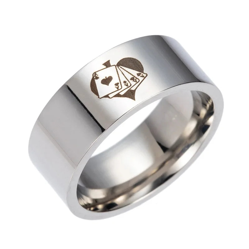 Hot Sale Fashion Trend Stainless Steel Rings Jewelry Gift for Men