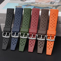 Fast Delivery Watchbands Diver Waterproof Silicone Watch Bands 20mm 22mm Quick Release Rubber Tropic Smart Watch Straps