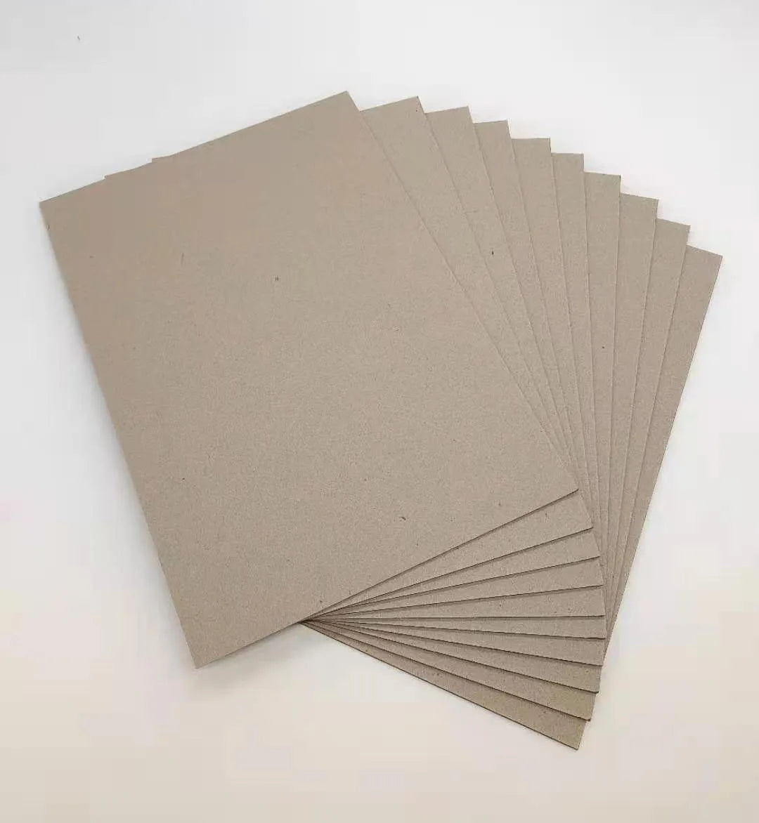 1.5mm 600gsm 450gsm ~ 3000gsm Laminated Grey Board for Various Packages Box Grey Cardboard 1.5mm