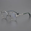 2024 CH8042 Good Quality Korean Pilot Eyeglasses White Green Decoration Exquisite Workmanship Designer Women Fashion Glasses