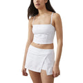Aika Women's Quick Dry Pleated Tennis Skirts Mid Waisted Cute Athletic Workout Running Sports Golf Skirt