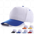 High Quality Curved Brim Hip Hop 2 Two Tone Children Sports HatsCustom 5 Panel Black Cotton Embroidery Patch Logo Baseball Caps