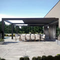 Durable Custom Aluminum Frame Powder Coated Foldable Electric Waterproof Fabric Canopy for Outdoor Garden Protection