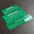 Maker Traffolyte Hang Tags Polyester Waterproof Barcode Printed Double-Layer Cable Heat Engraving Label Custom Size Outdoor Use