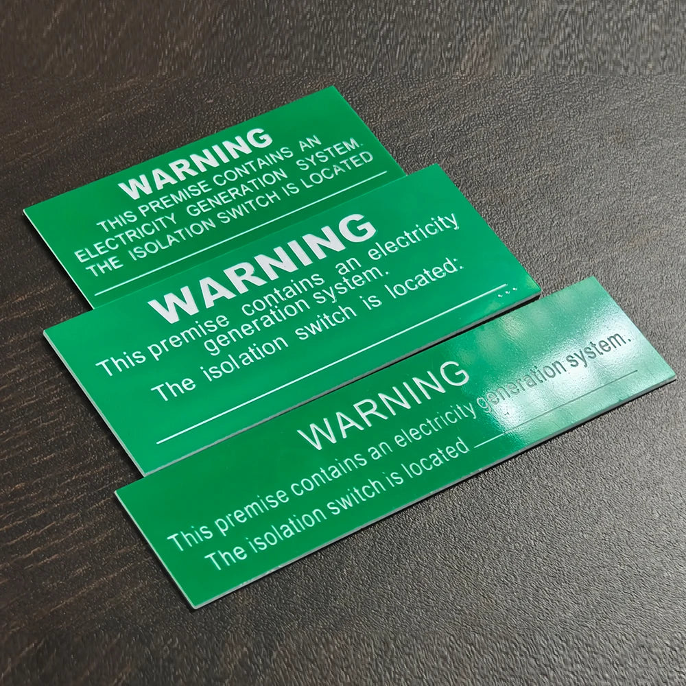 Maker Traffolyte Hang Tags Polyester Waterproof Barcode Printed Double-Layer Cable Heat Engraving Label Custom Size Outdoor Use