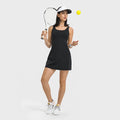 Fall Fashion High Quality Women`s Sports Dress Solid Color Custom logo Sexy Sports Tennis Dress