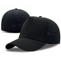 Custom 5 Panel 100% Polyester Embroidered Logo Gorras Sport Quick Dry Flex Fit Breathable Net Fitted Curved Brim Closed Back