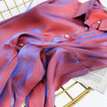 Bright silk satin golden light glazed satin dress wide leg pants mermaid jacket glittering Hanfu skirt fabric For Dress