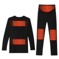 Custom Winter Thermal Underwear Men Women Quick Drying Rechargeable Battery Heated Breathable Cotton Plus Size Warm Plus Size