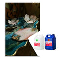 Glossy Waterproof Resin Coating Liquid Self-leveling Eco-friendly Epoxy Resin for Artificial DIY Crafts Art Collectible Desktop