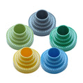 Rotary Shape Lab Drill Bit Storage Case 3 Layers 116 Holes 5 Color Options Jewelry Making Bur Holder Tool for Dental Jewelry