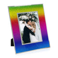 Glass Picture Frames for Gift Glitter Glass Photo Frame for Wedding Glass Frame for Home Decoration  Christmas Gifts for Women