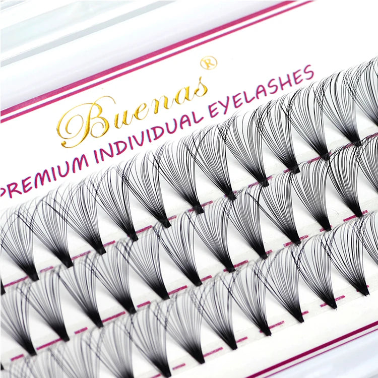 FX-J07 Eye Lashes Wholesale 20D DIY Cluster Lashes Fans False Eyelashes 20P Eyelash Extensions Eye Lashes Customize Fan Lashes
