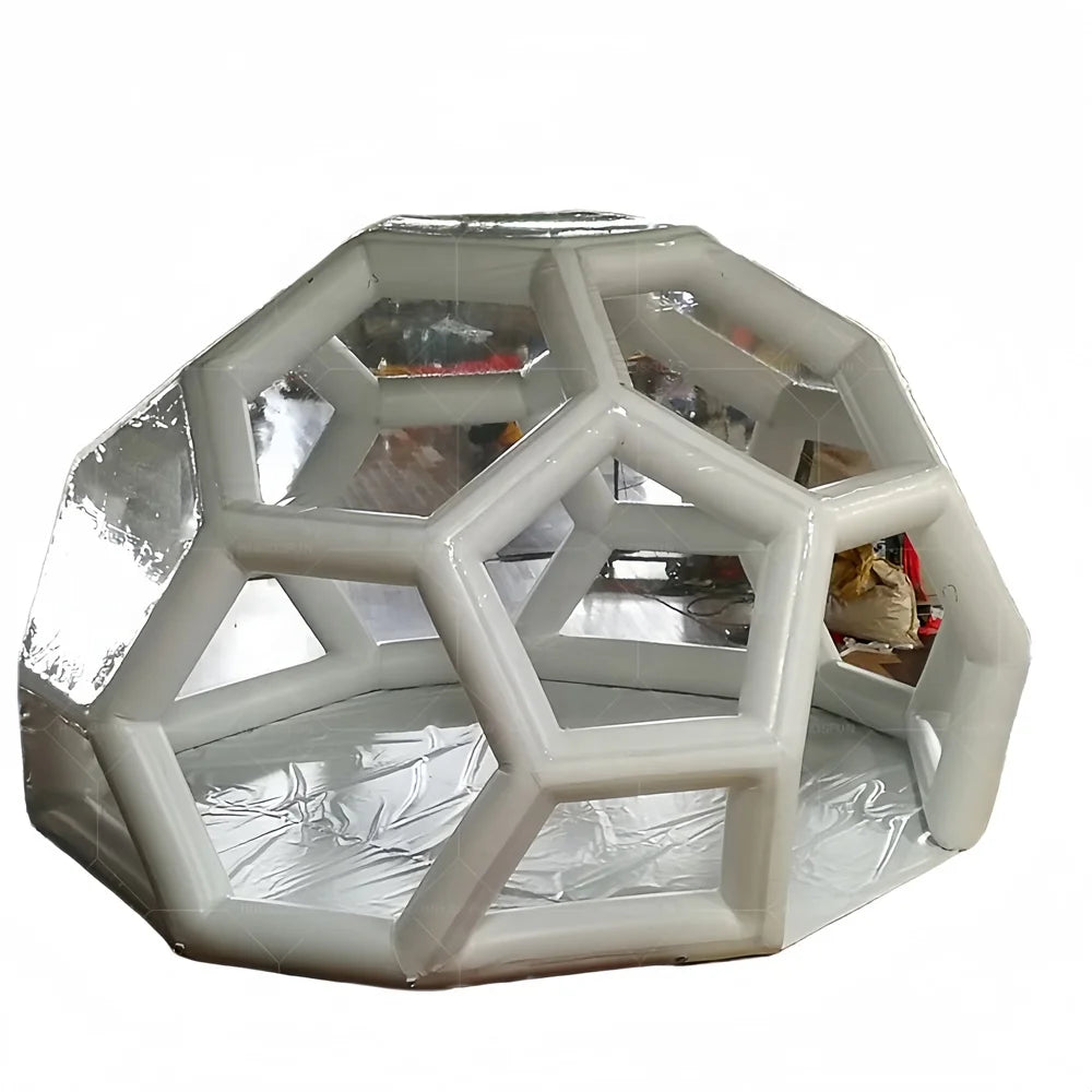 Inflatable Soccer/Football Shaped Bubble Tent with Camping Dome and Tunnel Waterproof for Kids & Adults Outdoor Use
