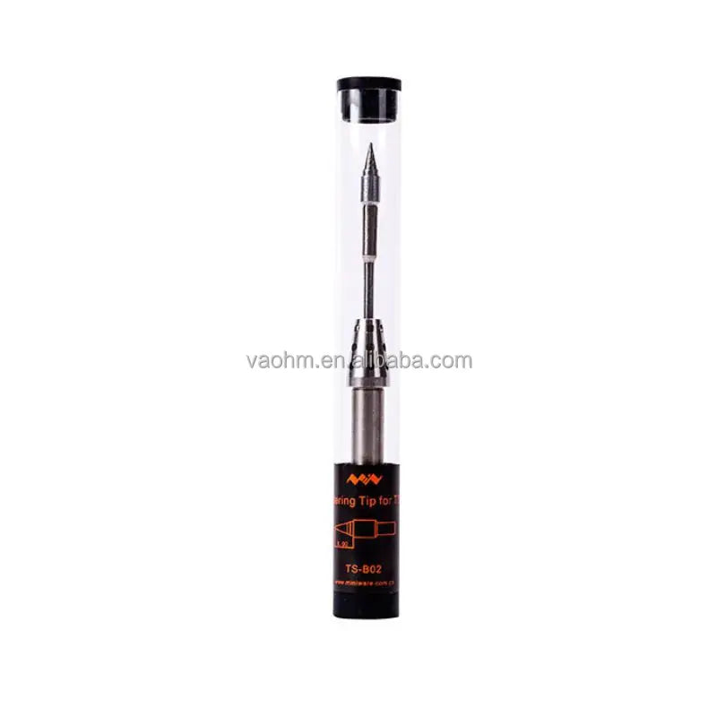 TS-B02 Nickel Plated Copper Solder Tip Head with 3.5mm Plug Connector 1.5mm Thickness for TS80P and TS80