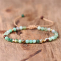 4mm Natural Australia Jade Beads Bracelet Women Bohemia Adjustable Dainty Gems Stone Bracelets Jewelry Wholesale Popular Jewelry